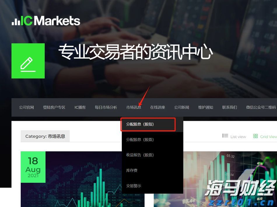 IC MARKETS道琼斯30指数有股息吗