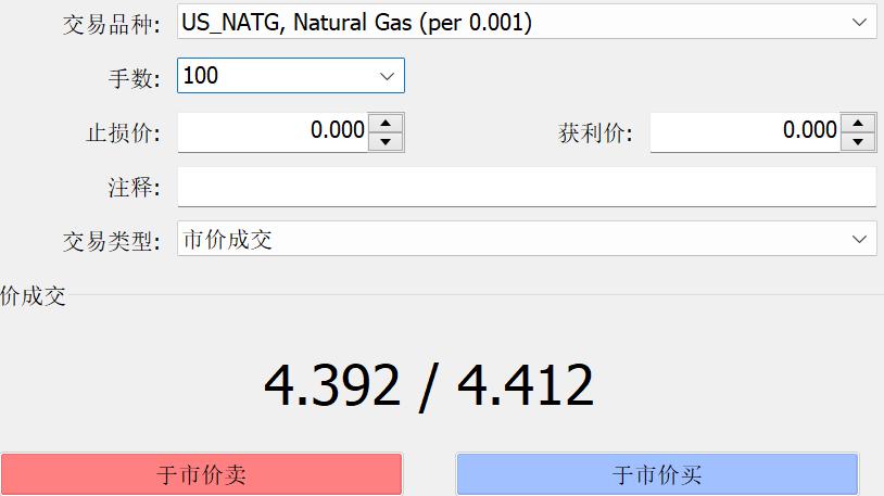 嘉盛天然气一单最大可以下多少手